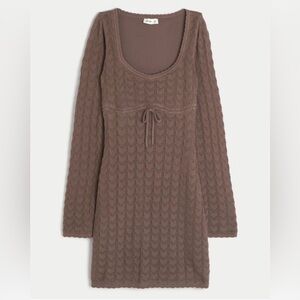 Hollister Brown Knit Dress